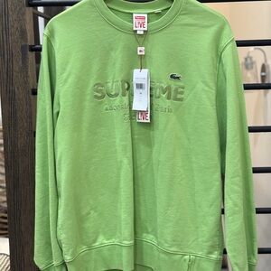 SUPREME/LACOSTE Crewneck Men M
